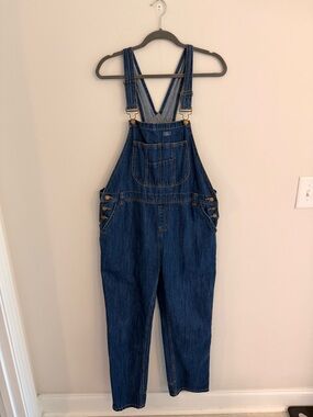 Classic Dark Blue Denim Overalls